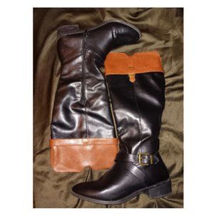 Rampage Women's Faux Riding Boots 8.5 NWOT